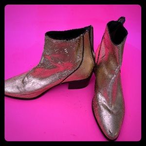 Dolce Vita Gold Booties
